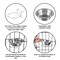 Pet Adobe Set of 2 Stainless Steel Hanging Pet Bowls, Cage, Kennel, for Food and Water, Dogs / Cats, 8-Fl Oz 993010VAK - alternate 2